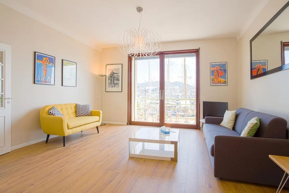 קאן Fully Ac, Port-View, 2 Min Beach And Palais 0*,